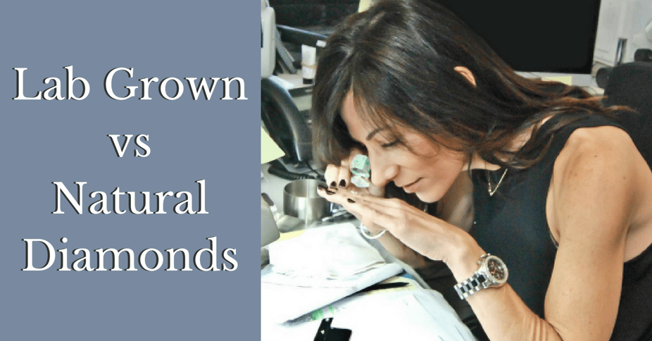 Lab Grown vs Natural Diamonds | K. Rosengart Karen Rosengart analyzes a diamond to determine if it is lab grown or natural