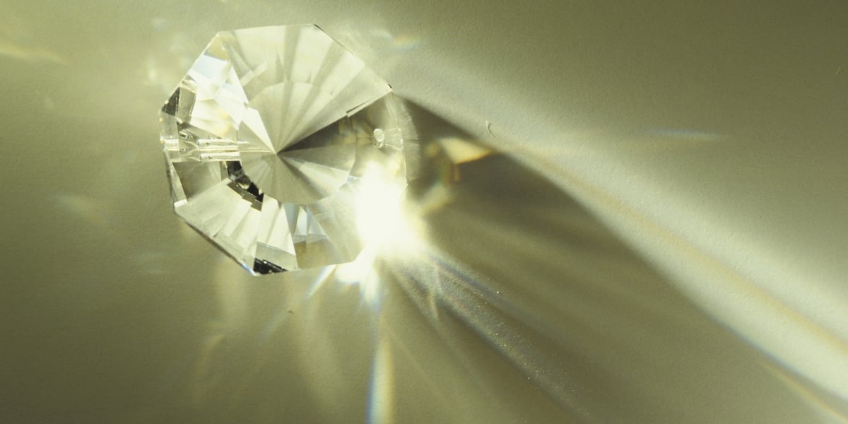 Near Colorless Diamond | Diamond Fluorescence | K. Rosengart